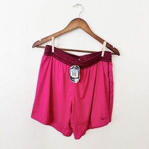 Pink and burgundy Nike shorts NWT medium